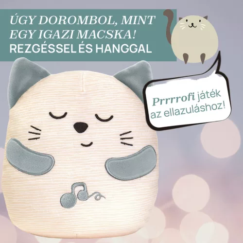 Dorombolós plüss cica 0M+