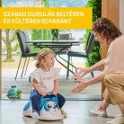 Panda 3in1 Ride-on bébitaxi és talicska Montessori módszer