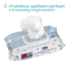Törlőkendő illatos lótuszvizes 72 db érzékeny bőrre keményfedeles