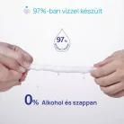 Törlőkendő illatos lótuszvizes 16 db érzékeny bőrre 97% víz