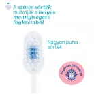 Fogkefe 3-6 év tejfogakhoz, tapadókorongos védőkupakkal