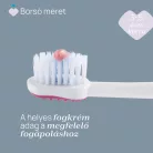 Fogkefe 3-6 év tejfogakhoz, tapadókorongos védőkupakkal
