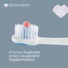Fogkefe 3-6 év tejfogakhoz, tapadókorongos védőkupakkal