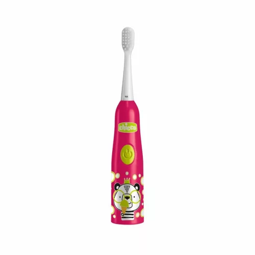 Elemes fogkefe rezgőfejjel 3év+ Panda 2 db cserefejjel