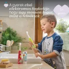 Elemes fogkefe rezgőfejjel 3év+ Tigris 2 db cserefejjel