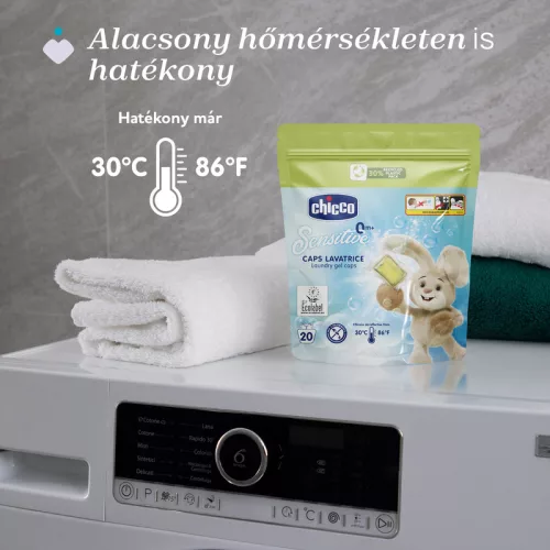 Mosókapszula 20 db zselés mosógél kapszulák gépi mosáshoz