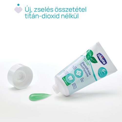Menta ízű fogkrém fluoridos 50 ml xilittel 6 év+