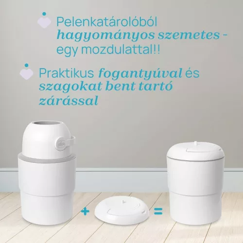 Átalakító Fedél Háztartási Szemetessé a Teleszkópos pelenkatárolóhoz újrahasznosított műanyagból