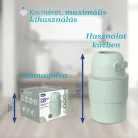 Teleszkópikus pelenkatároló konténer ÚJ a