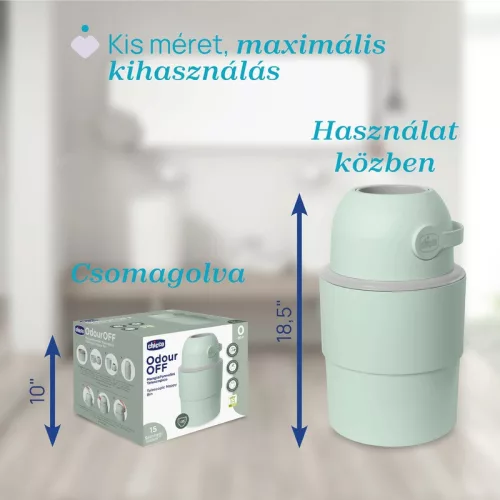 Teleszkópikus pelenkatároló konténer ÚJ a