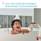 POP Habsampon és Fürdőhab Spray 200 ML vaníliás keksz illatú gyerekek és tinik részére