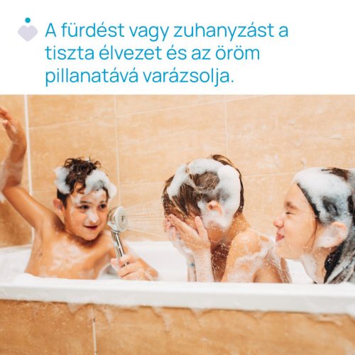 POP sampon és balzsam 250 ml epres gumicukor illatú gyerekek és tinik részére