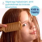 POP Hajkondicionáló Kifésülő balzsam 150 ml vaníliás keksz illatú gyerekek és tinik részére