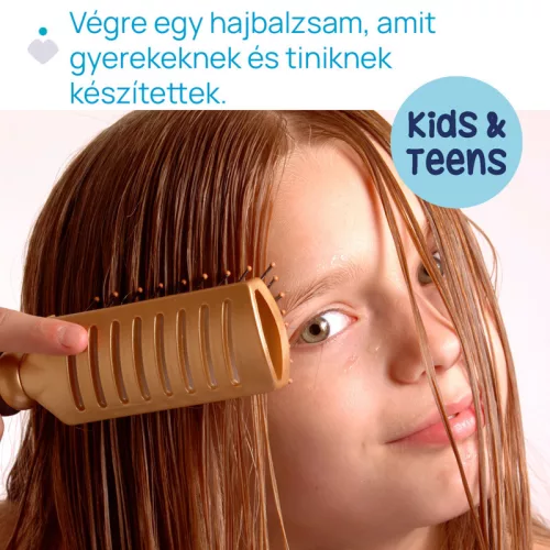 POP Hajkondicionáló Kifésülő balzsam 150 ml vaníliás keksz illatú gyerekek és tinik részére