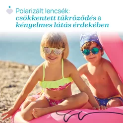   Napszemüveg 24m+ polarizált tükörlencsével 2026 UVA-UVB magas védelem