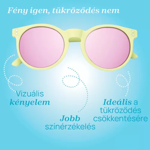 Napszemüveg 36m+ polarizált tükörlencsével 2026 UVA-UVB magas védelem