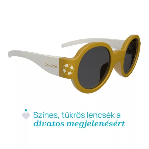 Chicco napszemüveg 0m+Beige füstös lencsékkel 2026 a