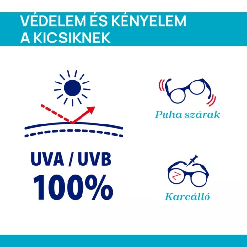 Napszemüveg 24m+ tükörlencsével 2026 UVA-UVB magas védelem