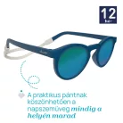Napszemüveg 12m+ szilikonpánttal és tükörlencsével 2026 UVA-UVB magas védelem