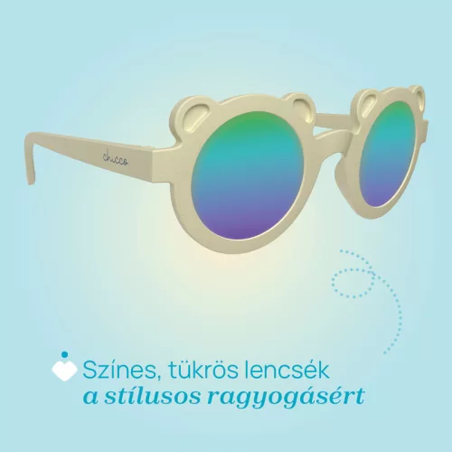 Chicco napszemüveg 36m+Cream tükörlencsékkel 2026x a
