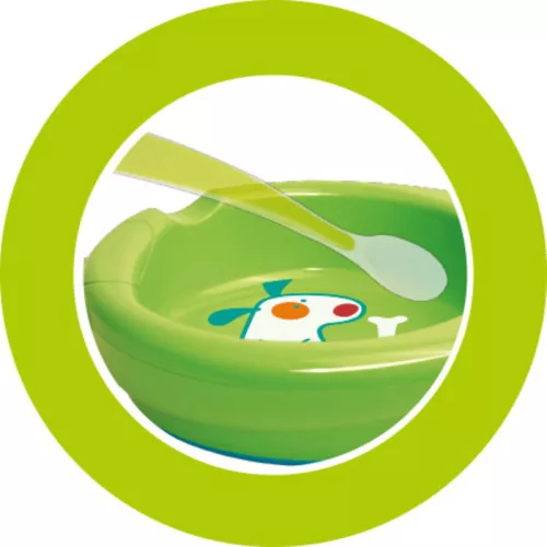 Easy Feeding csúszásmentes tányér kék