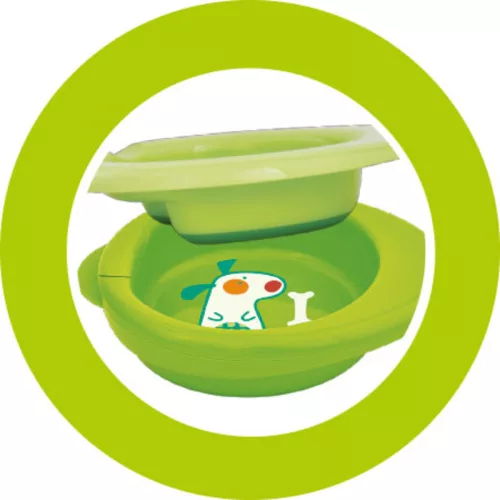 Easy Feeding csúszásmentes tányér kék