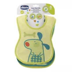   Easy Meal Bib - frottír előke vízálló hátlappal 3db-os semleges szín
