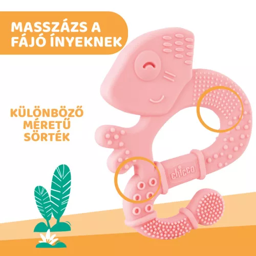 Kaméleon Soft szuperpuha rágóka - szilikon kifejezetten a fogzás kényes szakaszára