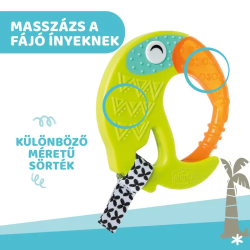 Fresh Funny hűsítő rágóka textilpánttal fogzási időszakra