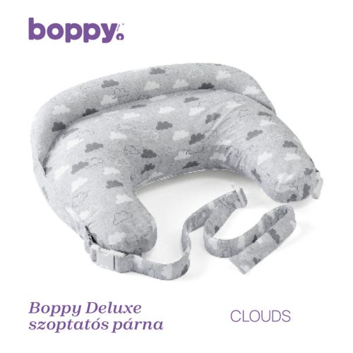 Boppy Deluxe szoptatós párna formatartó töltettel