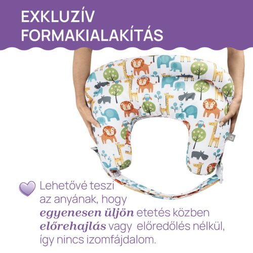 Boppy Deluxe szoptatós párna formatartó töltettel