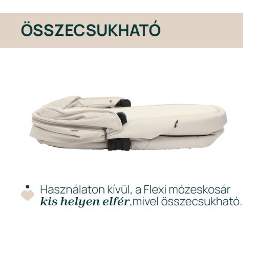 Flexi mózeskosár - csak szettben kapható a Bellagio babakocsihoz Kory Plus hordozóval