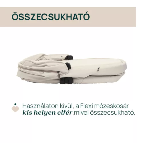 Flexi mózeskosár - csak szettben kapható a Bellagio babakocsihoz Kory Plus hordozóval
