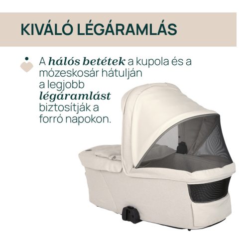 Flexi mózeskosár - csak szettben kapható a Bellagio babakocsihoz Kory Plus hordozóval