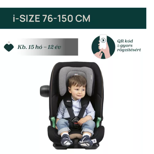 Seat&Go I-Size 76-150 cm autósülés 1/2/3 korcsoport