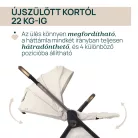 BELLAGIO Trio babakocsi önműködő záródással 22 kg-ig