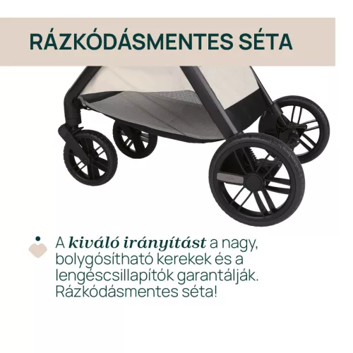 BELLAGIO Trio babakocsi önműködő záródással 22 kg-ig