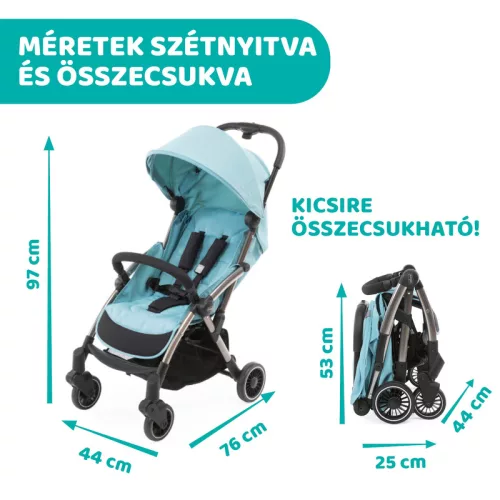 Cheerio babakocsi 5,6 kg automata zár, kisbőrönd méret 0-15 kg