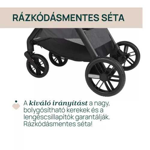 BELLAGIO Trio babakocsi önműködő záródással 22 kg-ig