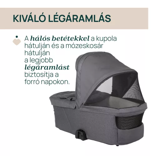 Flexi mózeskosár - csak szettben kapható a Bellagio babakocsihoz Kory Plus hordozóval