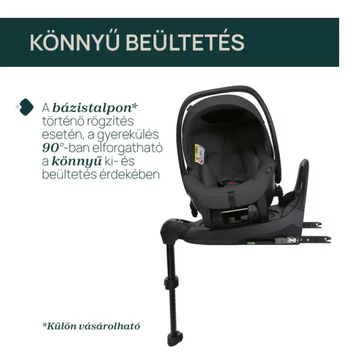 KORY PLUS I-Size 40-85 cm hordozó Chicco Bellagio babakocsira