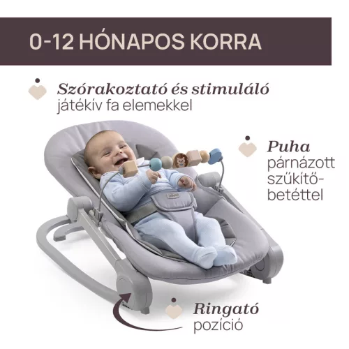Magia pihenőszék - fotel 0-18 kg játékkonzollal