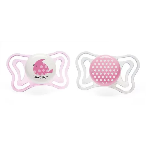 Physio Forma® Light szilikon cumi 2 db, 2-6 hó sterilizálható tok