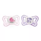 Physio Forma® Light szilikon cumi 2 db, 2-6 hó sterilizálható tok