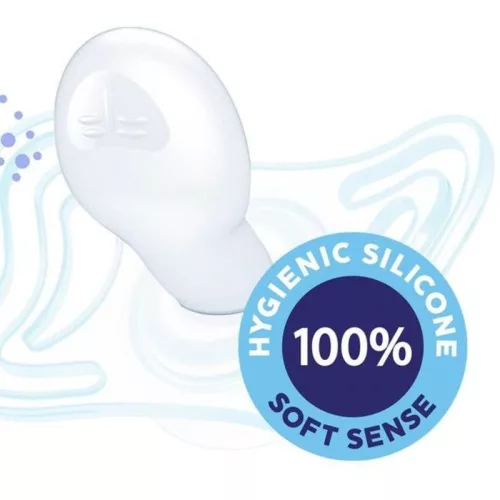 Physio Forma® Light szilikon cumi 2 db, 2-6 hó sterilizálható tok