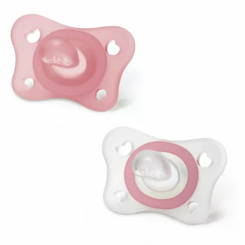 Mini Soft cumi 2-6 hó, 2 db rózsaszín - csupaszilikon