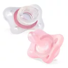 Mini Soft cumi 2-6 hó, 2 db rózsaszín - csupaszilikon