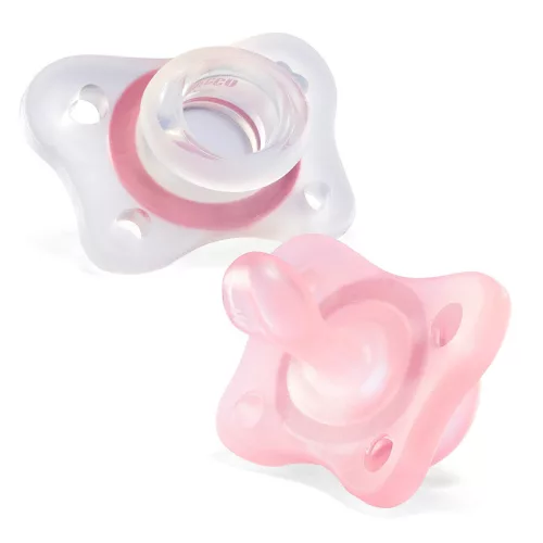 Mini Soft cumi 2-6 hó, 2 db rózsaszín - csupaszilikon