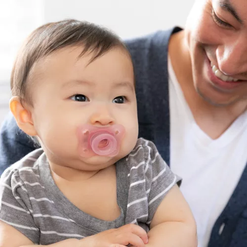 Mini Soft cumi 2-6 hó, 2 db rózsaszín - csupaszilikon