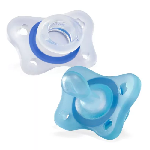 Mini Soft cumi 2-6 hó, 2 db kék - csupaszilikon